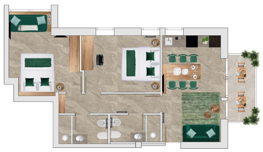 TRILO SPECIAL COMFORT APARTMENT - 56 mq